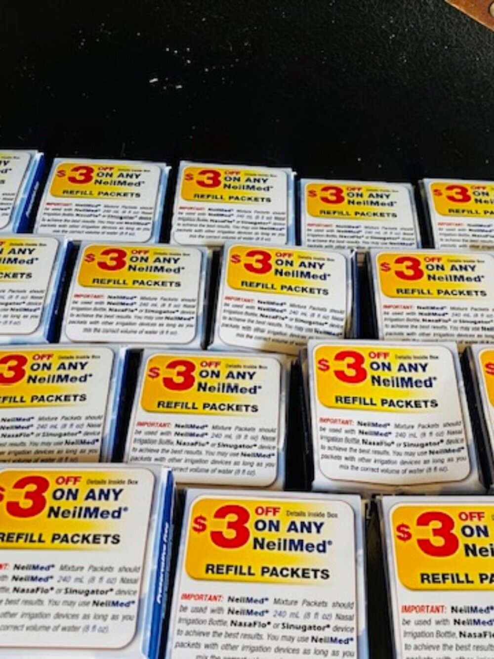 HUGE BUNDLE!! 18 SEALED NeilMed All Natural Sinus Rinse Relief Packs - Picture 5 of 8